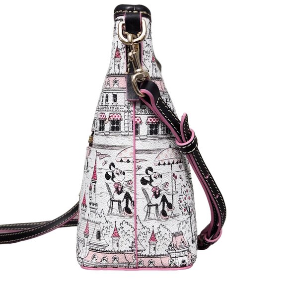 DOONEY & BOURKE DISNEY MINNIE THE MAIN STREET MOUSE CROSSBODY SHOULDER BAG - Picture 3 of 8